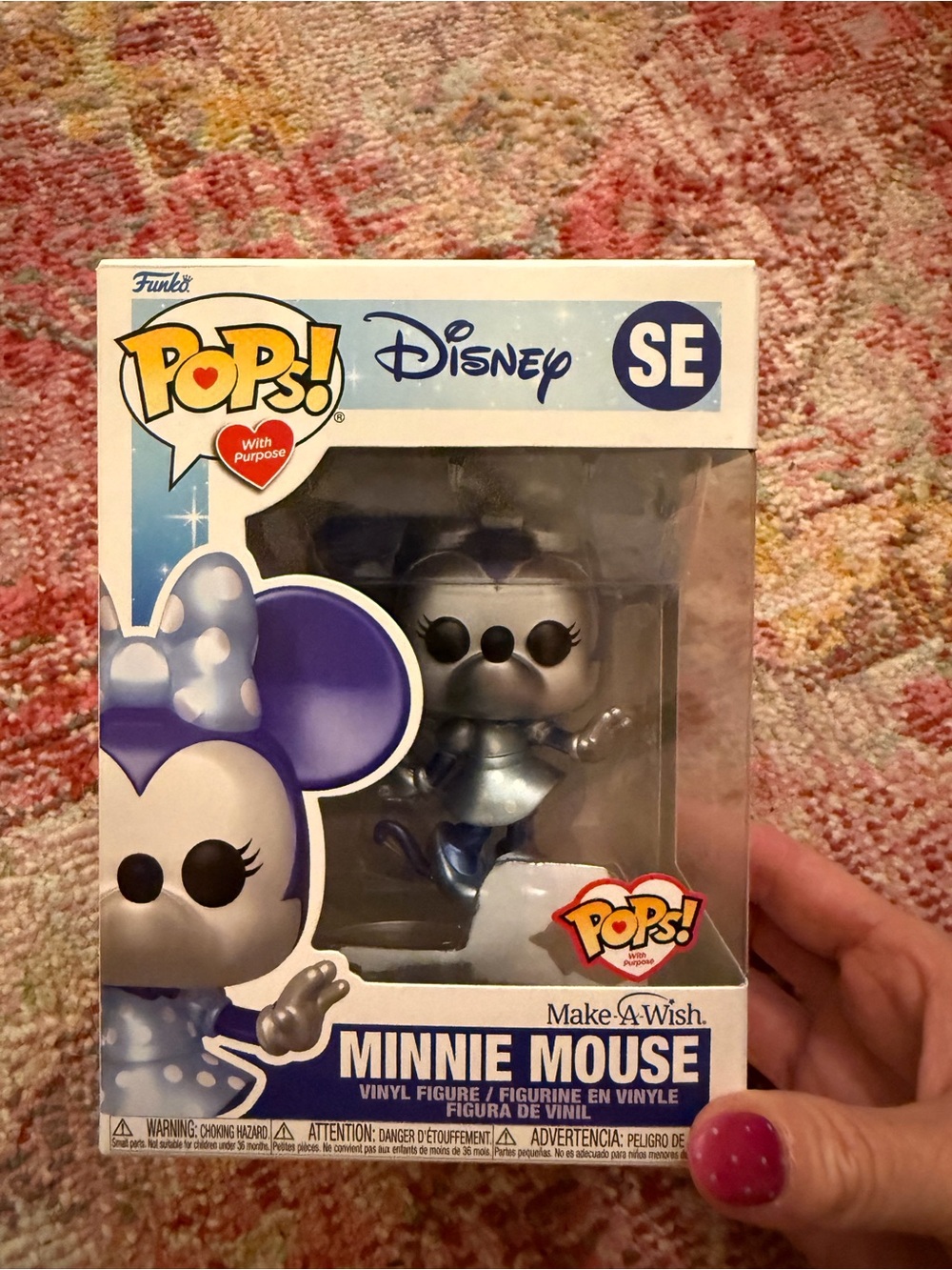 Funko Pop! Disney SE Make-A-Wish Minnie Mouse - Silver and Purple Accents